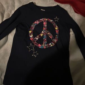 Circo, XL, 14-16, 100% Cotton, Made in Guatemala, Dark Blue, Stars, Hearts.